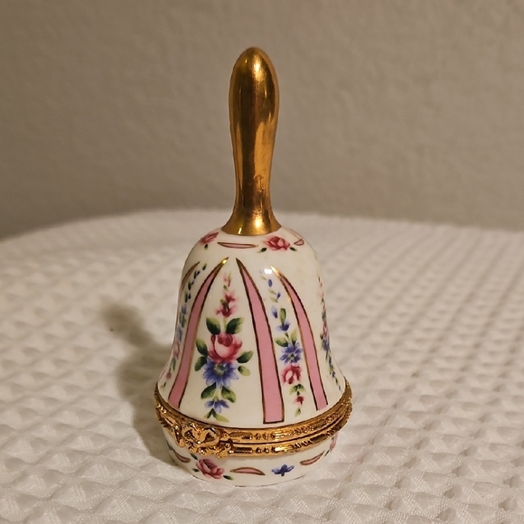 Lefton Victorian Bell Trinket Box - Picture 1 of 4